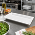 Thumbnail image #2 for American Metalcraft Endurance White Melamine Rectangular Platter, 14-1/4 x 7-1/2 x 1-1/2 Inches