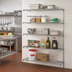 Thumbnail image #2 for Metro Super Erecta Add-On Wire Shelving Unit, 42W x 21D x 74H, 5 Shelves, Chrome Plated