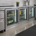 Thumbnail image #2 for 52-Inch Stainless Steel Front Kick Plate for Back Bar Coolers