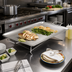 Thumbnail image #2 for American Metalcraft Rectangular X-Leg Stainless Steel Griddle Stand