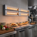 Thumbnail image #2 for Hatco Glo-Ray Max Watt Dual Infrared Strip Heater, 144-Inch, 3-Inch Spacer, 8300 Watts, Unlighted