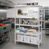 Thumbnail image #3 for Adjustable Tubular Aluminum Shelving Kit with 5 Shelves, 42 in. W x 24 in. D x 72 in. H