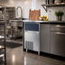 Thumbnail image #2 for Brema Undercounter Cube Ice Maker with Bin, AWS Self-Cleaning, 108 lb/Day, 55 lb Storage