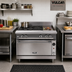 Thumbnail image #2 for Vulcan V Series 36-Inch Heavy Duty Commercial Gas Range with Two Open Burners and 24-Inch Thermostatic Griddle, Cabinet Base