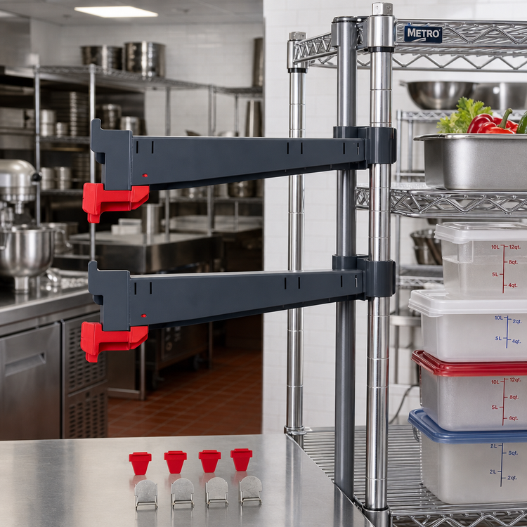 Product image #2 for Metro SmartLever 21-Inch Cantilever Shelf Arm Pair