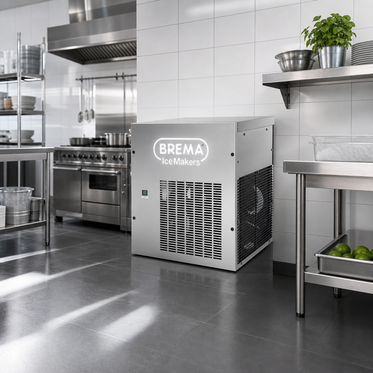 Product image #2 for Brema G160A HC Flake Ice Machine, 380 lb/Day, Air Cooled, BIN110 Compatible