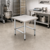 Thumbnail image #2 for Eagle Group 24 x 24 x 24 Inch Stationary Mixer Stand with Stainless Steel Top, 600 lb Capacity