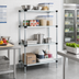Thumbnail image #2 for Quantum 30 Inch W x 18 Inch D x 63 Inch H Stationary Solid Shelving Starter Kit