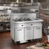 Thumbnail image #2 for Imperial Electric Floor Model 5-Tank Fryer with Built-In Filter System and Dump Station