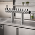 Thumbnail image #2 for Perlick Winged Bridge Countertop Glycol-Cooled Draft Tower, 12 Faucets, Stainless Steel