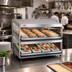 Thumbnail image #2 for Hatco Glo-Ray® 60-Inch Countertop Pass-Thru Merchandising Warmer with 2 Slanted Shelves