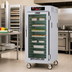 Thumbnail image #2 for Metro C5 8 Series Controlled Temperature Heated Holding Cabinet, 3/4 Height, Double-Pane Glass Doors, Universal Wire Slides, Mobile