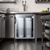 Thumbnail image #3 for Summit Commercial ADA Counter Height Draft Beer Dispenser with Glass Door, 5.5 Cu. Ft., 2 x 1/6 Keg Capacity