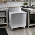 Thumbnail image #2 for CHOICE 24-Inch W x 24-Inch D Underbar Stainless Steel Drainboard Cabinet with Hinged Door and Enclosed Cabinet Base