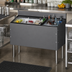 Thumbnail image #2 for CHOICE Extra Deep 48-Inch Underbar Combo Ice Bin / Cocktail Unit with Dual Bottle Wells and 10-Circuit Cold Plate