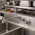 Thumbnail image #3 for Advance Tabco K-1 12-Inch Swing Spout Splash Mount Faucet, 8-Inch O.C.