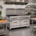 Thumbnail image #2 for Southbend Ultimate 60-Inch Gas Restaurant Range with 2 Open Burners, 48-Inch Griddle and 2 Standard Ovens
