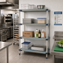Thumbnail image #2 for MetroMax 4 Add-On Polymer Shelving Unit with 4 Open Grid Shelves, 42 x 21 x 74 Inches