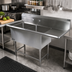 Thumbnail image #2 for John Boos Pro-Bowl 2-Compartment Sink with 30-Inch Right Drainboard and 10-Inch Backsplash