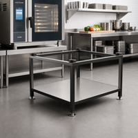 Alto-Shaam Large Combi Oven Stand with Shelf and Seismic Feet