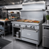 Thumbnail image #2 for Garland G Starfire Pro G48-G48RS 48-Inch Gas Restaurant Range with Griddle, Standard Oven, and Storage Base