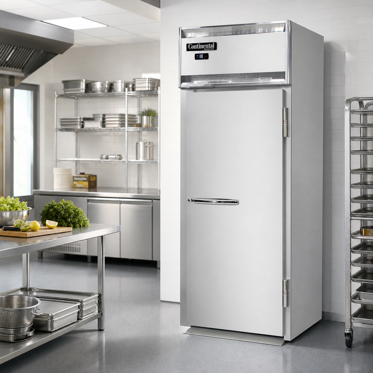 Product image #2 for Continental Refrigerator Designer Line D1FINSSE One-Section Extra-High Roll-In Freezer