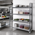 Thumbnail image #2 for Camshelving Elements XTRA 4-Tier Stationary Add-On Shelving Unit, 24W x 60L x 64H, Vented and Solid Shelves