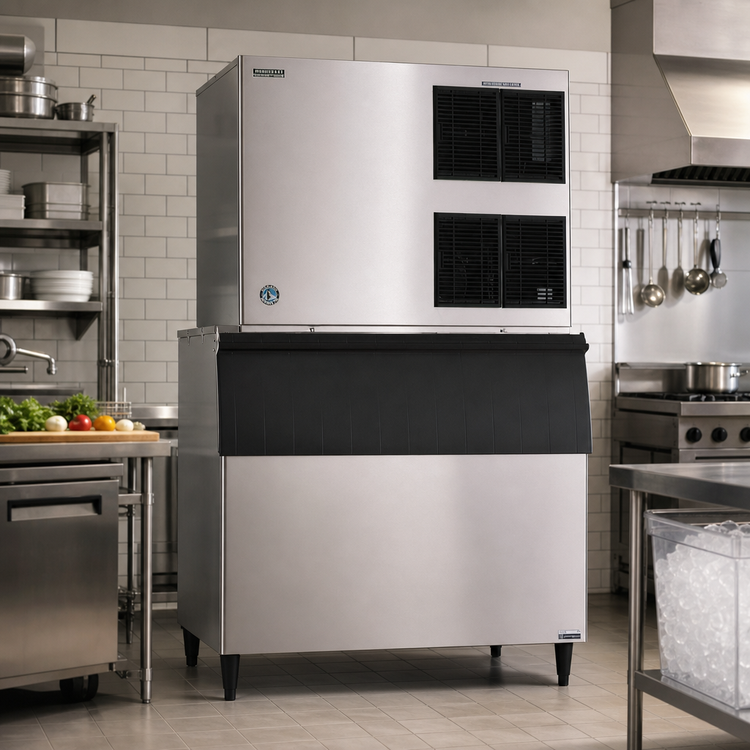 Product image #2 for Hoshizaki KM-1900SRJZ3 Stackable Remote Air-Cooled Crescent Cube Ice Maker, 48W, 1,933 lb/Day