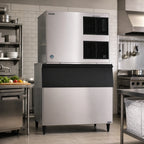 Thumbnail image #2 for Hoshizaki KM-1900SRJZ3 Stackable Remote Air-Cooled Crescent Cube Ice Maker, 48-Inch, 1,933 lb/Day, 208-230V 3-Phase