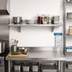 Thumbnail image #2 for Advance Tabco 48 Inch x 12 Inch Wall-Mounted Stainless Steel Shelf, 16-Gauge, Satin Finish
