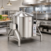 Thumbnail image #2 for Legion 40-Gallon Low-Rim Tilting Gas Steam Kettle, Self-Contained, Full Jacket