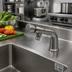 Thumbnail image #2 for Advance Tabco K-190 Lead-Free Single-Hole Deck-Mounted Metering Faucet