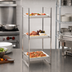 Thumbnail image #3 for American Metalcraft Three-Tier Stainless Steel Modular Buffet Riser, 25-1/2-Inch High