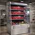 Thumbnail image #2 for Howard-McCray Ovation Series Remote Meat Open Merchandiser, 123 Inch Wide, Stainless Steel, LED Shelves