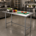 Thumbnail image #2 for Advance Tabco Special Value Series 72 Inch x 30 Inch 16 Gauge 304 Stainless Steel Flat Top Work Table