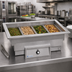 Thumbnail image #2 for Randell 9570-4AWF Drop-In Electric Hot Food Well — 4 Full-Size 12