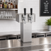 Thumbnail image #2 for Perlick Extra High 2-Faucet Standard Base Countertop Glycol-Cooled Tee Draft Beer Tower, Stainless Steel