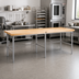 Thumbnail image #2 for John Boos Stainless Steel Baker's Table Frame for 84 x 60 Inch Top