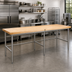Thumbnail image #2 for John Boos Stainless Steel Baker's Table Frame for 84 x 60 Inch Top