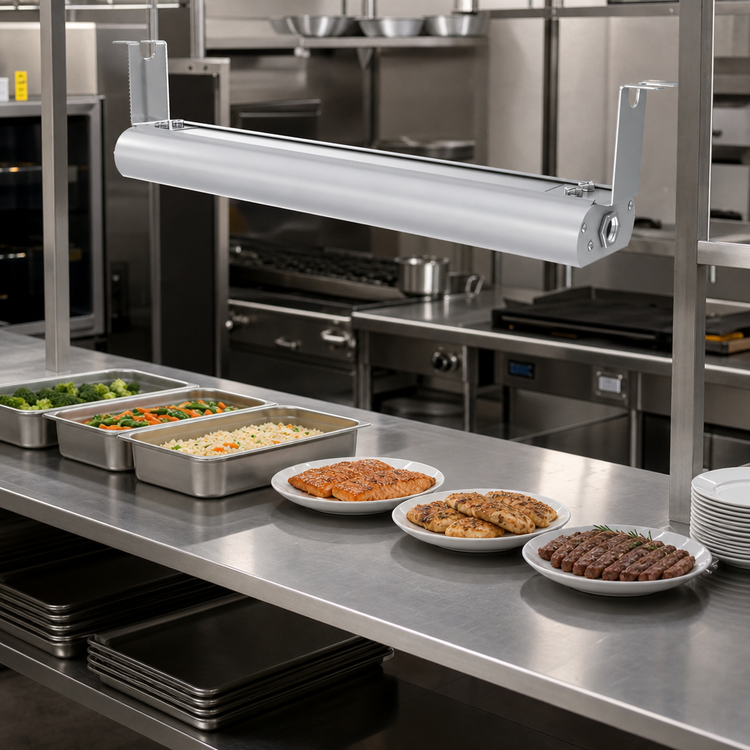 Product image #2 for Vollrath 72-Inch Low Profile Unlighted Strip Heat Lamp with Aluminum Housing