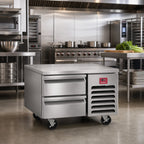 Thumbnail image #2 for Southbend (Middleby) Platinum 20060RSB 60-Inch Low-Height Remote Refrigerated Base with 4 Self-Closing Drawers, Stainless Steel
