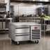 Thumbnail image #2 for Southbend Platinum Series 60-Inch Low-Height Remote Refrigerated Base with 4 Drawers, Stainless Steel