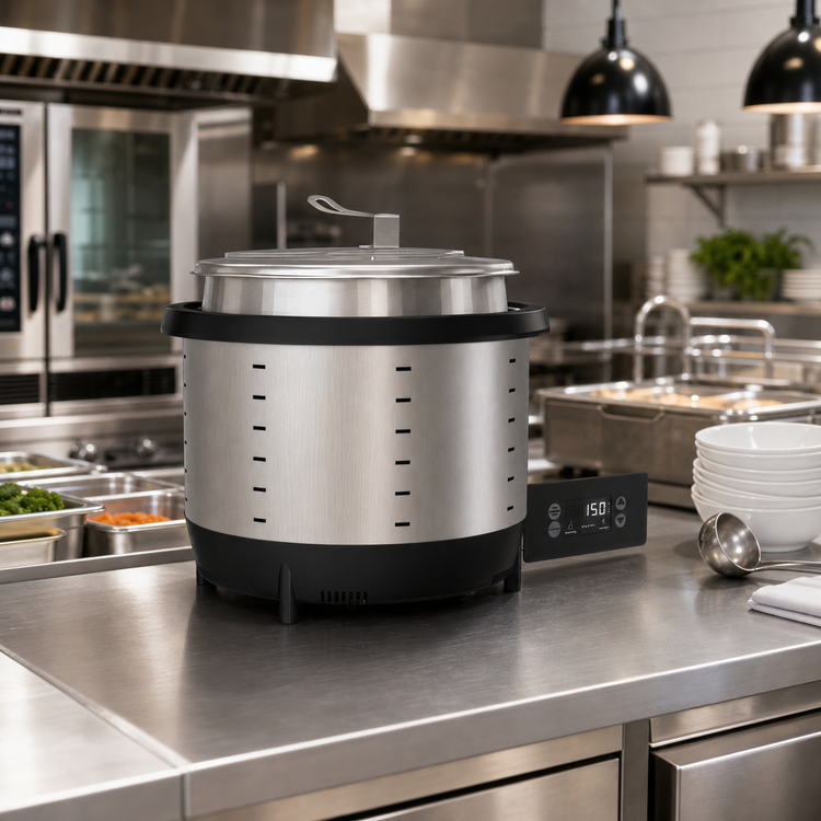 Product image #3 for Vollrath Mirage® 7 Qt Drop-In Dry-Operation Induction Rethermalizer with Hinged Cover