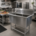 Thumbnail image #2 for John Boos Pro-Bowl 2-Compartment Stainless Steel Commercial Sink with 20