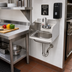 Thumbnail image #2 for Krowne Stainless Steel Wall-Mount Hand Wash Sink with 14 x 10 x 5 Inch Bowl, Faucet, Side Splashes and P-Trap