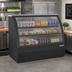 Thumbnail image #2 for Beverage-Air 60.25-Inch Dry Deli Display Case with Curved Glass, Sliding Rear Doors, 17 Cu. Ft., Black Exterior