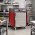 Thumbnail image #2 for Metro C5 4 Series Insulation Armour Plus Mobile Half-Height Heated Holding Cabinet with Solid Door and Universal Wire Slides, 120V