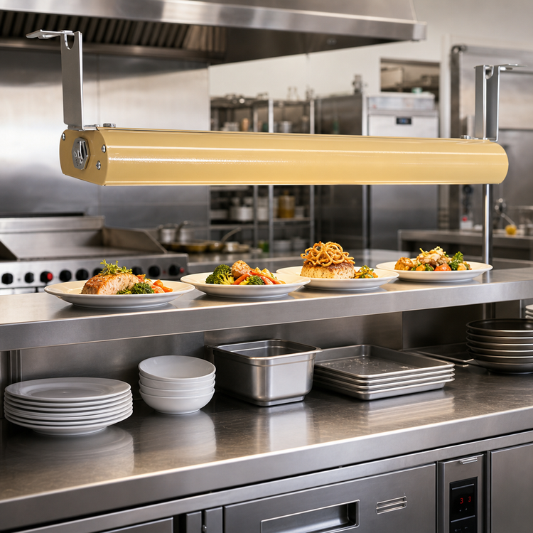 Product image #2 for Vollrath 54-Inch Low Profile Unlighted Strip Heat Lamp with Aluminum Housing, 208V