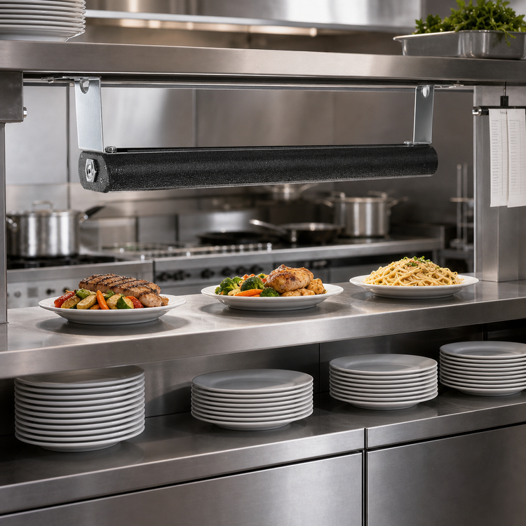 Product image #2 for Vollrath 54-Inch Low Profile Unlighted Strip Heat Lamp with Aluminum Housing, 208V