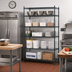 Thumbnail image #3 for Metro Super Erecta Stationary Starter Wire Shelving Unit, 60W x 24D x 74H, 5 Shelves